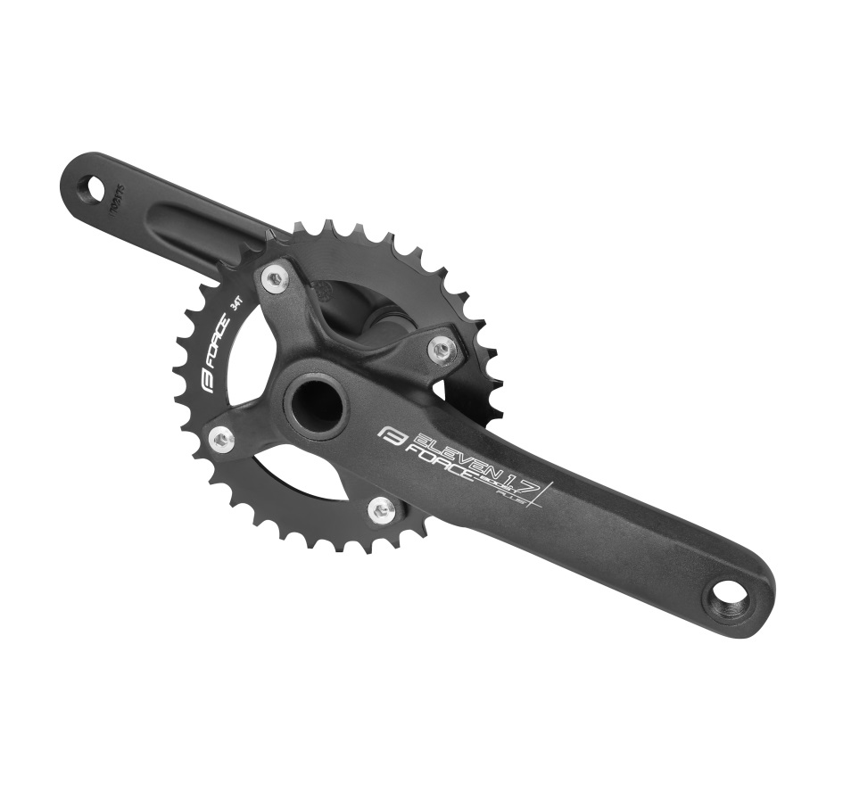 cranks F ELEVEN 1.7B+ Al 34t 175mm int.axle, black