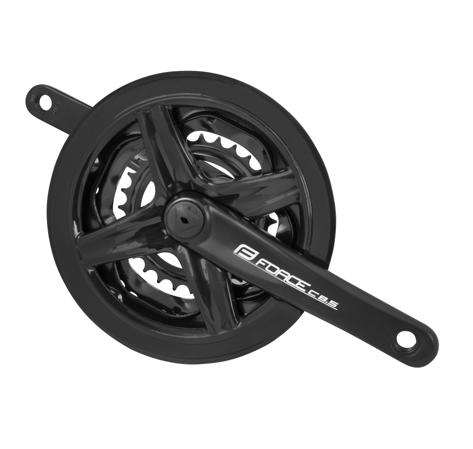 cranks FORCE C8.5 Al 48/38/28t 175mm, black