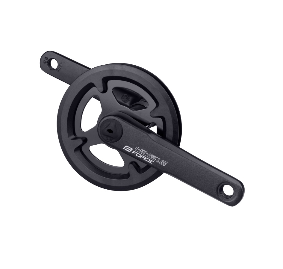 cranks FORCE NINE1.6 Al 30t guard 140mm, black