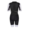 cycling suit FORCE POINTS LADY, black-white