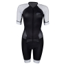 cycling suit FORCE POINTS LADY, black-white