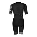 cycling suit FORCE STREAM LADY, black-white