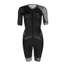 cycling suit FORCE STREAM LADY, black-white