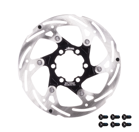 disc brake rotor FORCE 140 mm, 6 holes,black