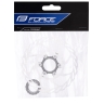 disc brake rotor FORCE 160mm, CENTER LOCK, silver