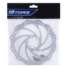 disc brake rotor FORCE 180 mm, 6 holes, silver