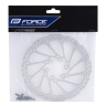 disc brake rotor FORCE-2 160 mm, 6 holes, silver
