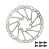 disc brake rotor FORCE-2 160 mm, 6 holes, silver