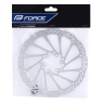 disc brake rotor FORCE-2 180 mm, 6 holes, silver