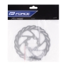 disc brake rotor FORCE-4 140 mm, 6 holes, silver