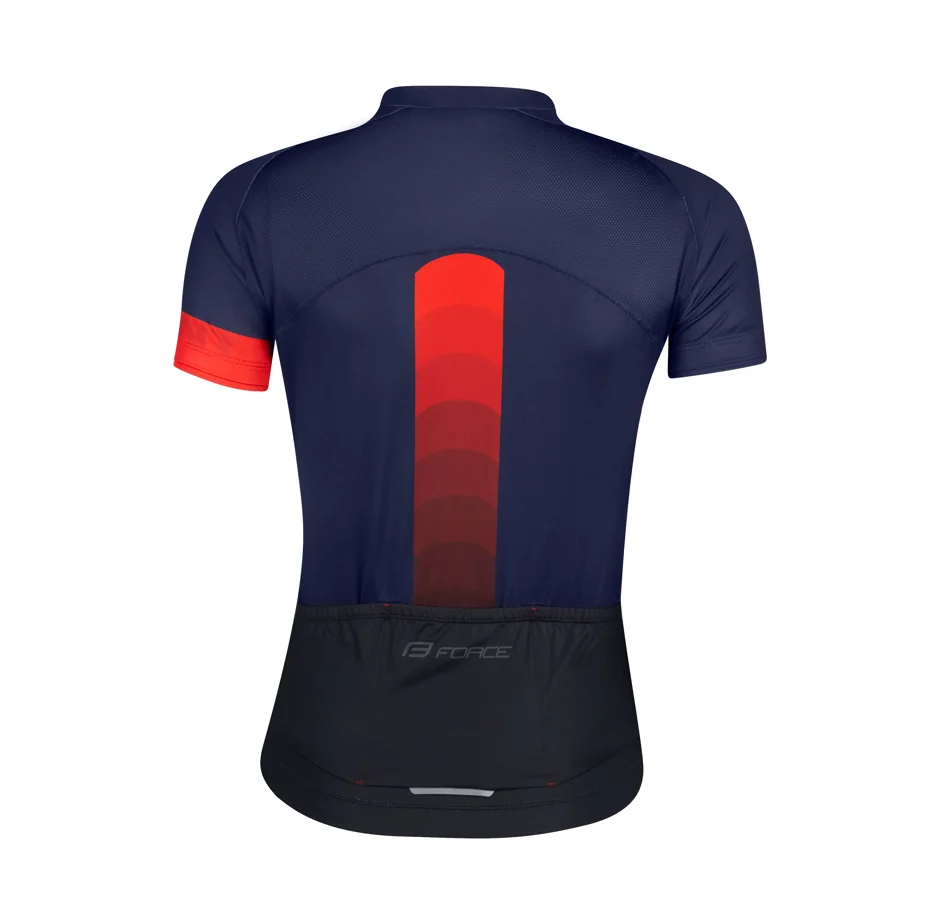 dres F ASCENT UNI kr. rukáv, modro-červený