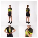 dres F ASCENT UNI kr. rukáv, zeleno-fluo