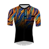 dres F LIFE kr. rukáv, černo-modro-oranžový XL