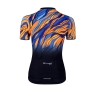 dres F LIFE UNI kr. rukáv, črn-modro-oranžový