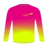 dres F MTB ANGLE LADY dl. rukáv, růžovo-fluo