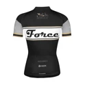 dres F RETRO UNI kr. rukáv, černo-zlatý XS