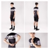 dres F RETRO UNI kr. rukáv, černo-zlatý