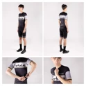 dres F RETRO UNI kr. rukáv, černo-zlatý XS