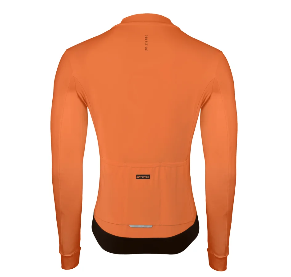 dres FORCE ENDLESS dlouhý rukáv, oranžový