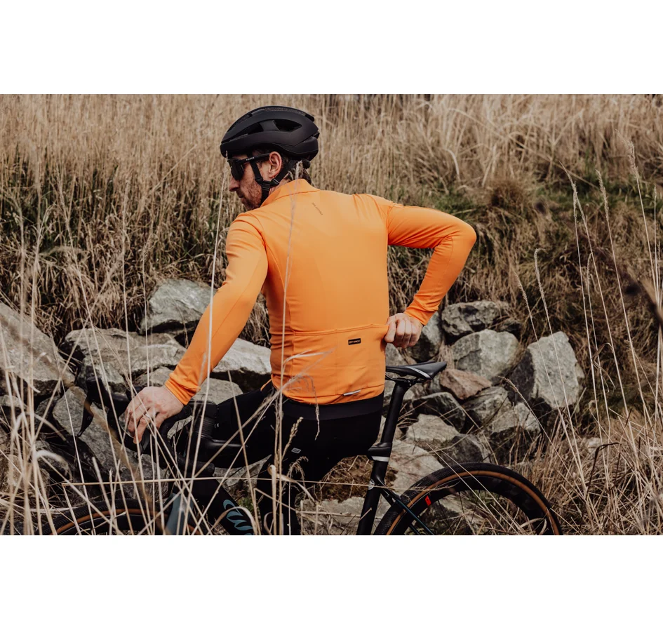 dres FORCE ENDLESS dlouhý rukáv, oranžový