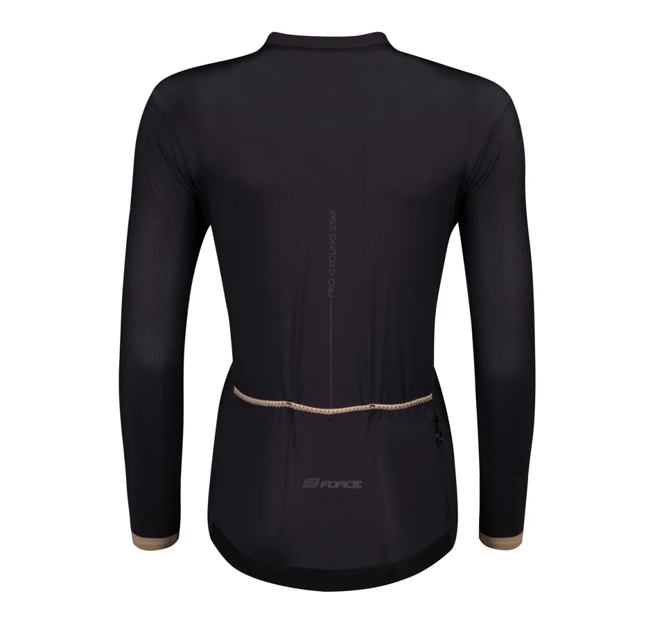 dres FORCE GOLD LADY dlouhý rukáv, černý