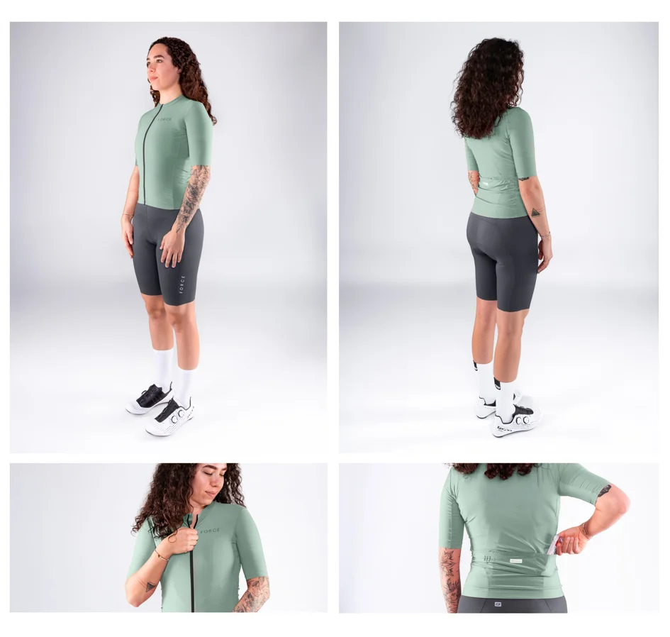 dres FORCE ICON kr. rukáv, zelený