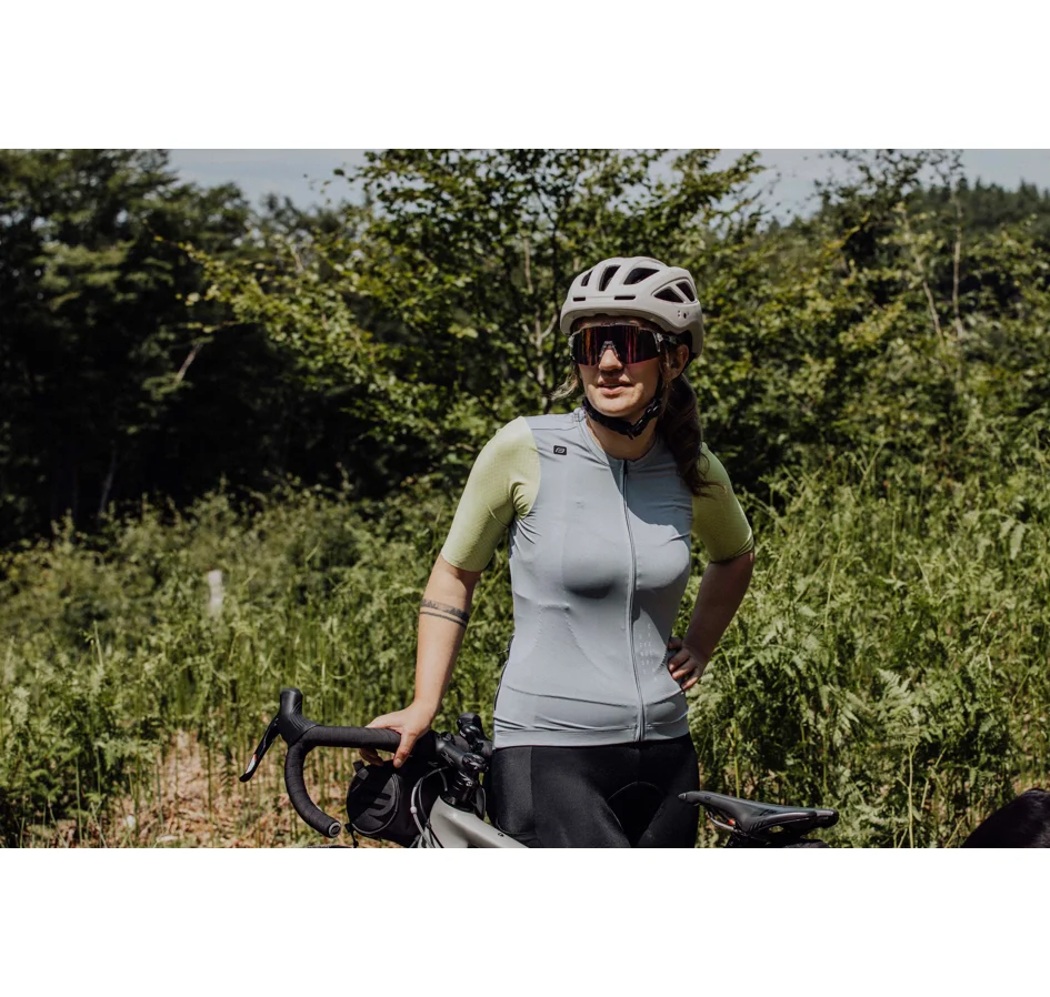 dres FORCE LIMIT kr. rukáv, šedo-limetkový