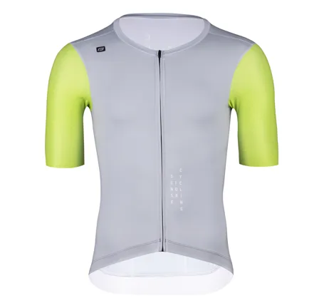 dres FORCE LIMIT kr. rukáv, šedo-limetkový