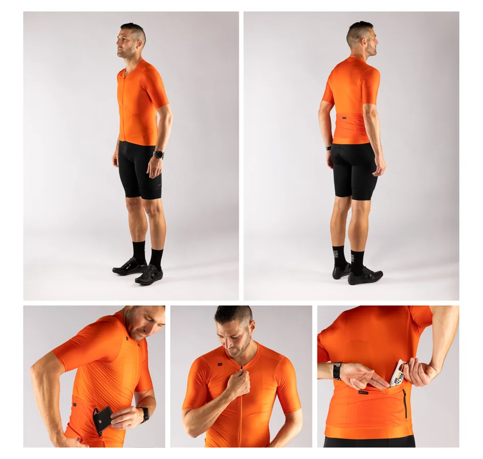 dres FORCE MILD kr. rukáv, oranžový