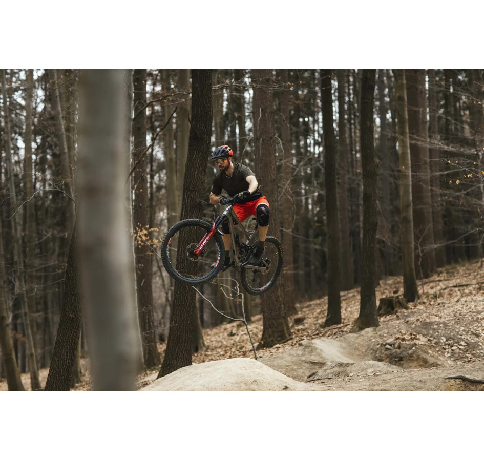 dres FORCE MTB ANGLE kr. rukáv, army