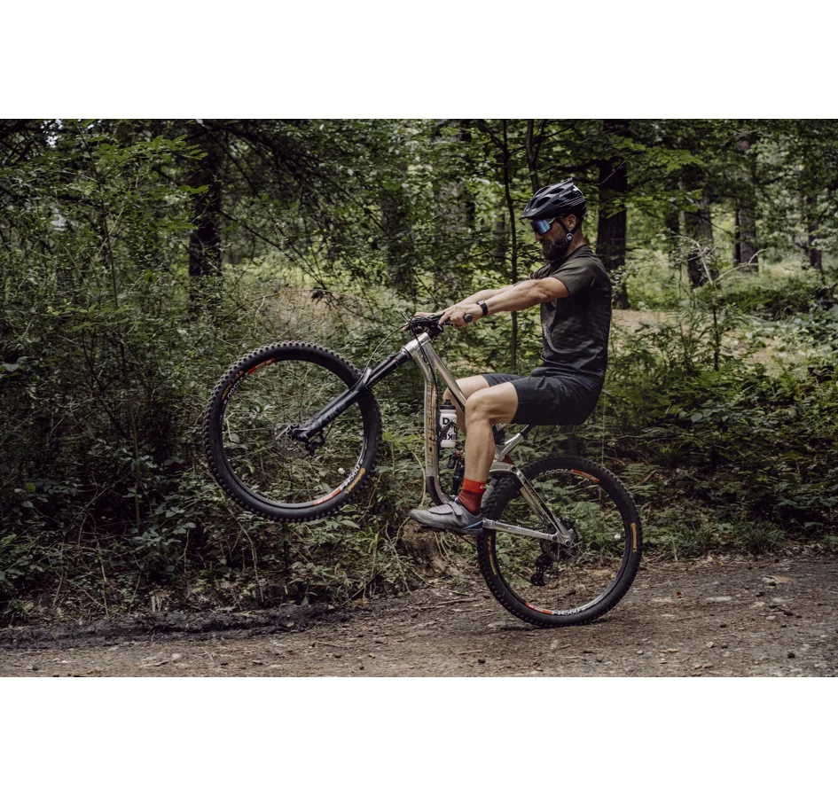dres FORCE MTB ANGLE kr. rukáv, army