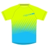 dres FORCE MTB ANGLE kr. rukáv, fluo-modrý