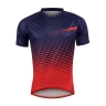 dres FORCE MTB ANGLE kr. rukáv, modro-červený