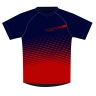 dres FORCE MTB ANGLE kr. rukáv, modro-červený M