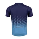 dres FORCE MTB ANGLE kr. rukáv, modrý XS