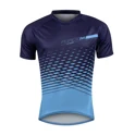 dres FORCE MTB ANGLE kr. rukáv, modrý