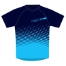 dres FORCE MTB ANGLE kr. rukáv, modrý XS