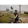 dres FORCE MTB MOUNT krátký rukáv, tm. modrý