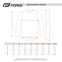 dres FORCE MTB RULES dl. rukáv, černo-šedý