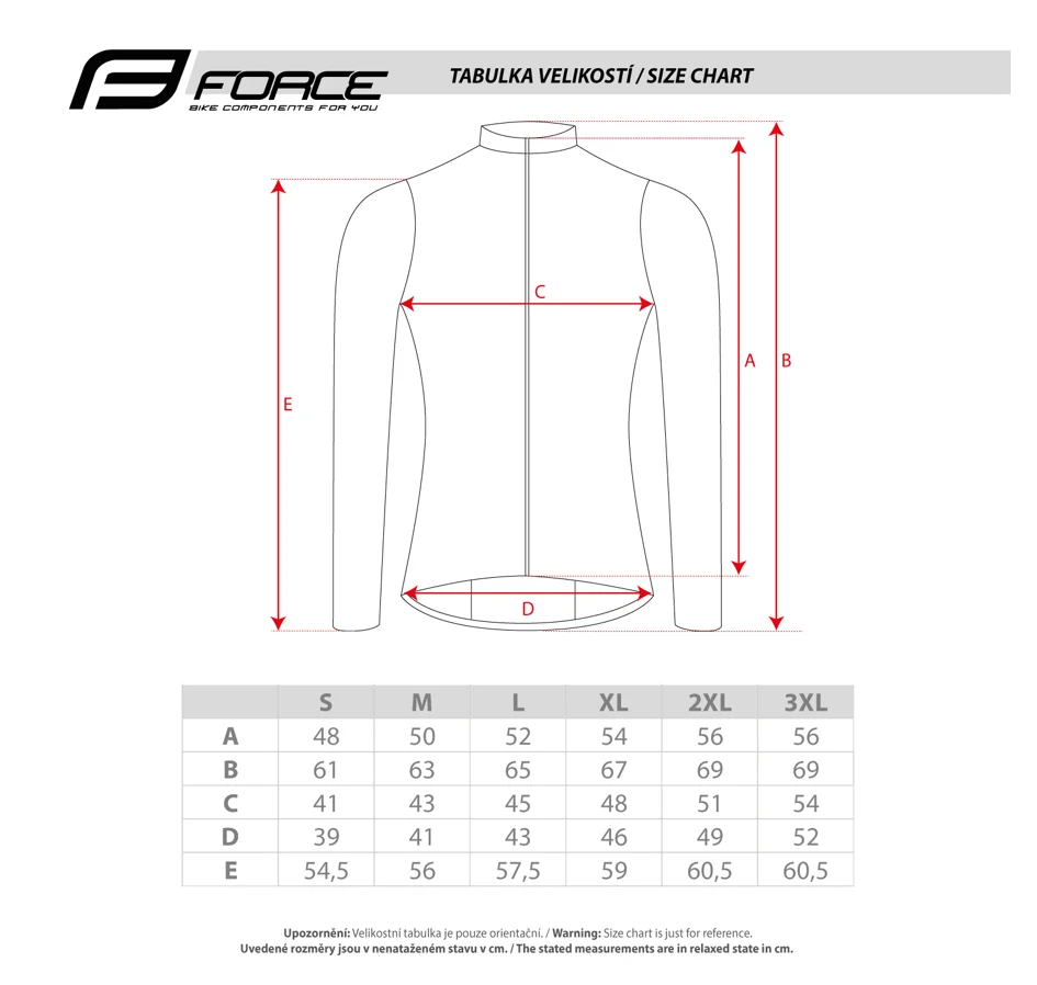 dres FORCE PLAIN dlouhý rukáv, černý