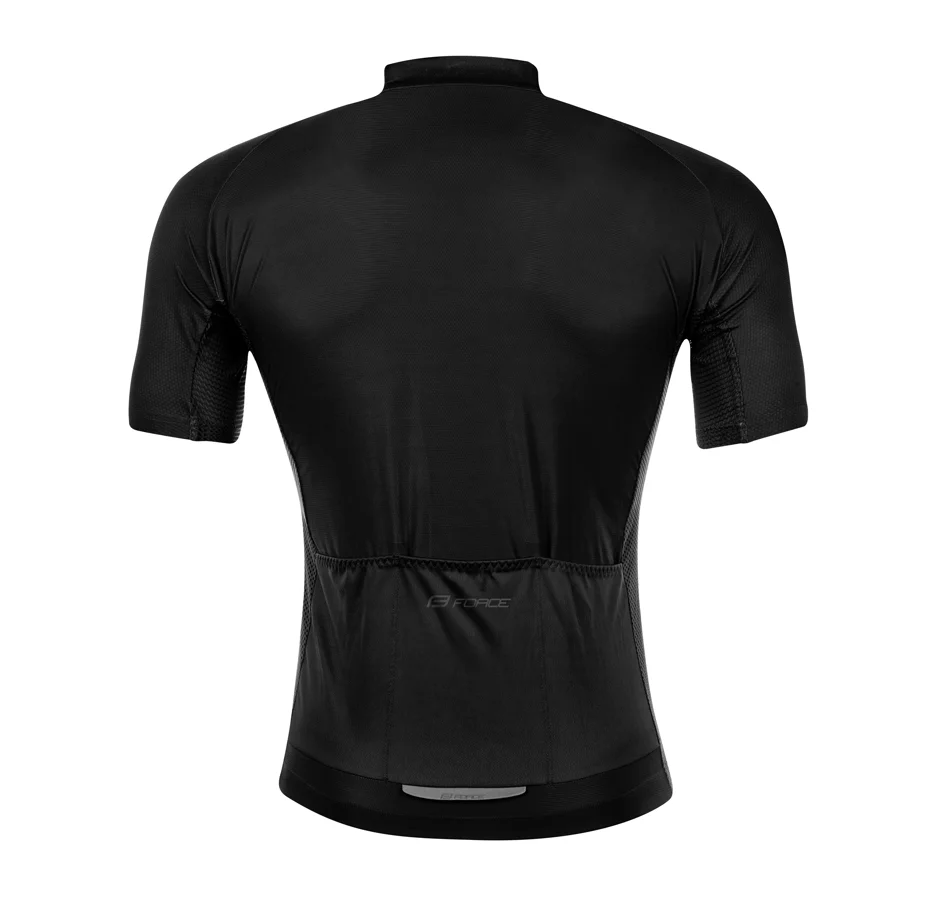 dres FORCE PURE kr. rukáv, černý