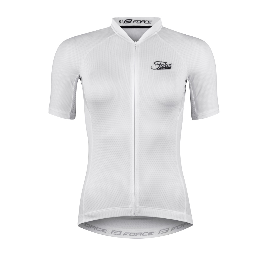 dres FORCE PURE LADY kr. rukáv, bílý L