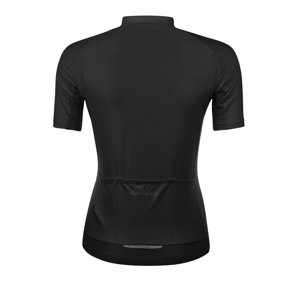 dres FORCE PURE LADY kr. rukáv, černý