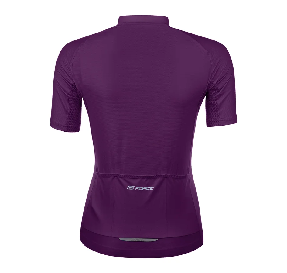 dres FORCE PURE LADY kr. rukáv, fialový 