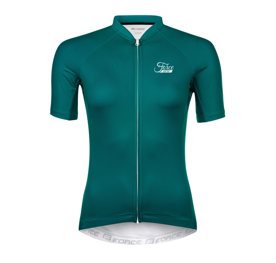 dres FORCE PURE LADY kr. rukáv, petrolejový XS