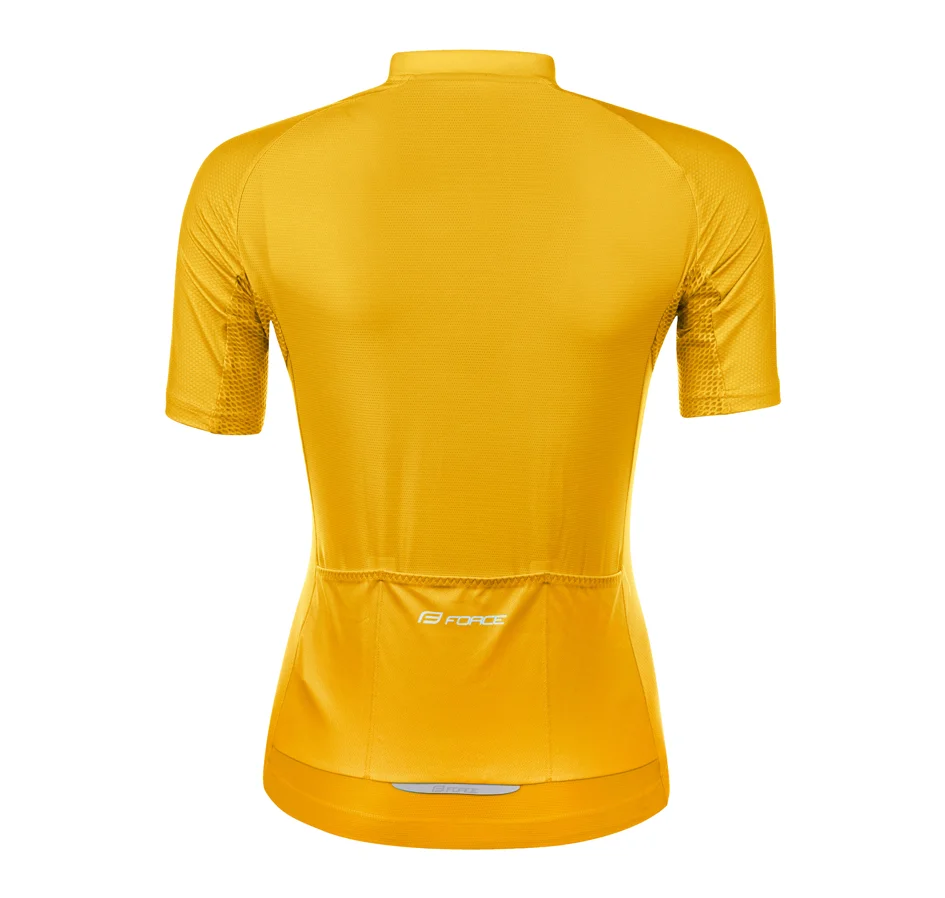 dres FORCE PURE LADY kr. rukáv, žlutý