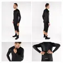 dres FORCE PURE UNI dlouhý rukáv, černý