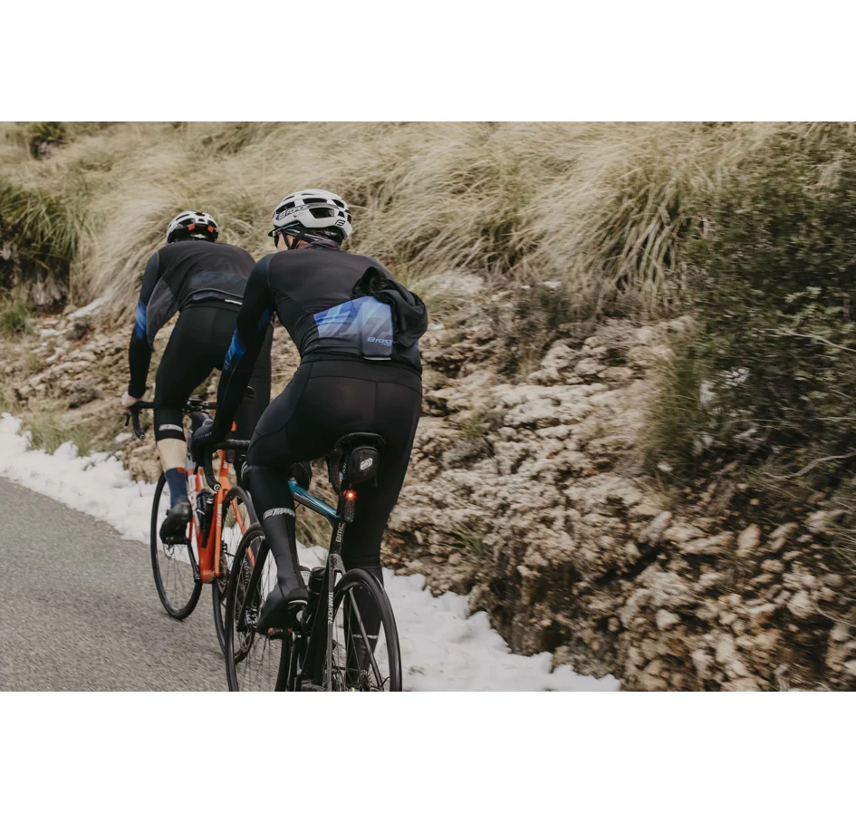 dres FORCE RIDGE dlouhý rukáv, černo-modrý