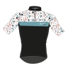 dres FORCE ROCK krátký rukáv, černo-bílý XS