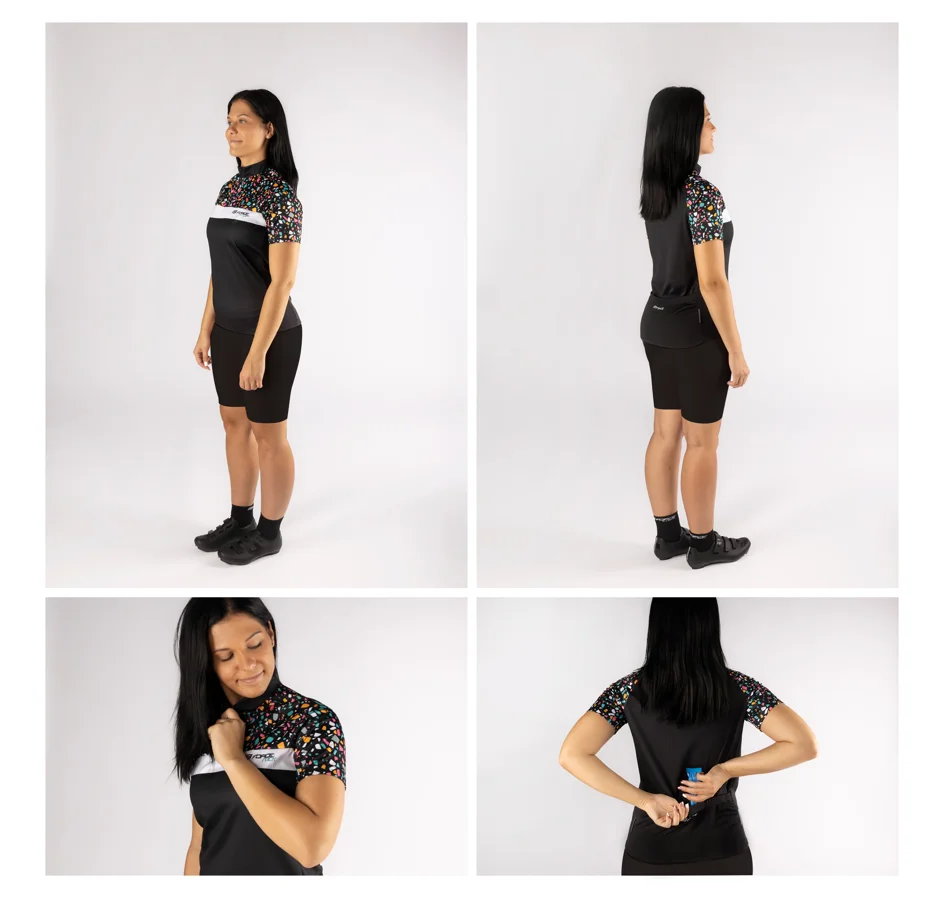 dres FORCE ROCK LADY kr. rukáv, černý